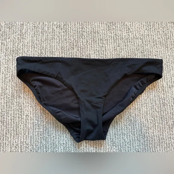 Athleta Classic Full Swim Bikini Bottom Black Small. Bottoms only! - Picture 1 of 5